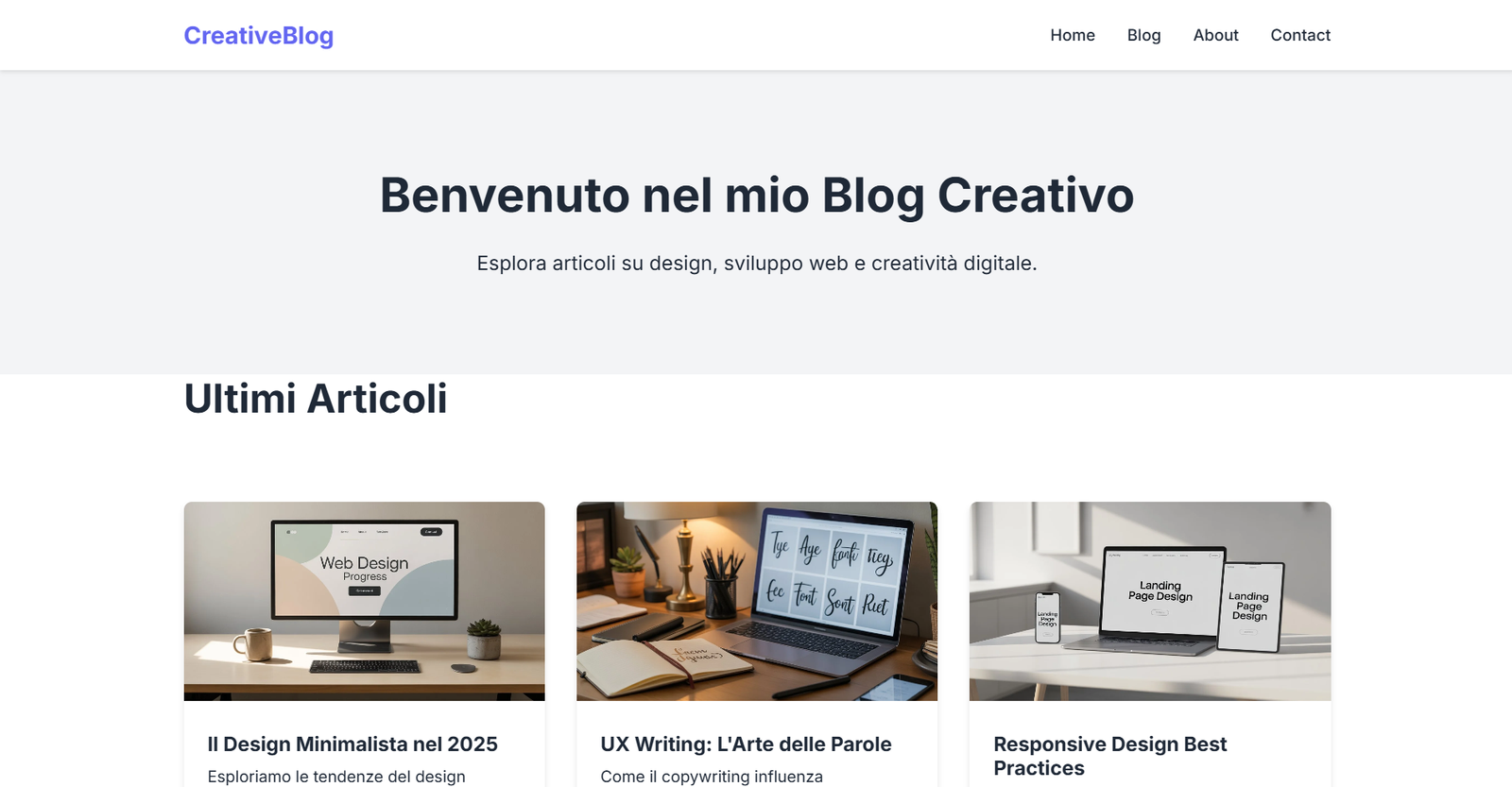 Blog creativo